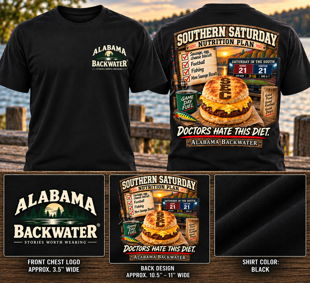 Southern Saturday Nutrition Plan T-Shirt