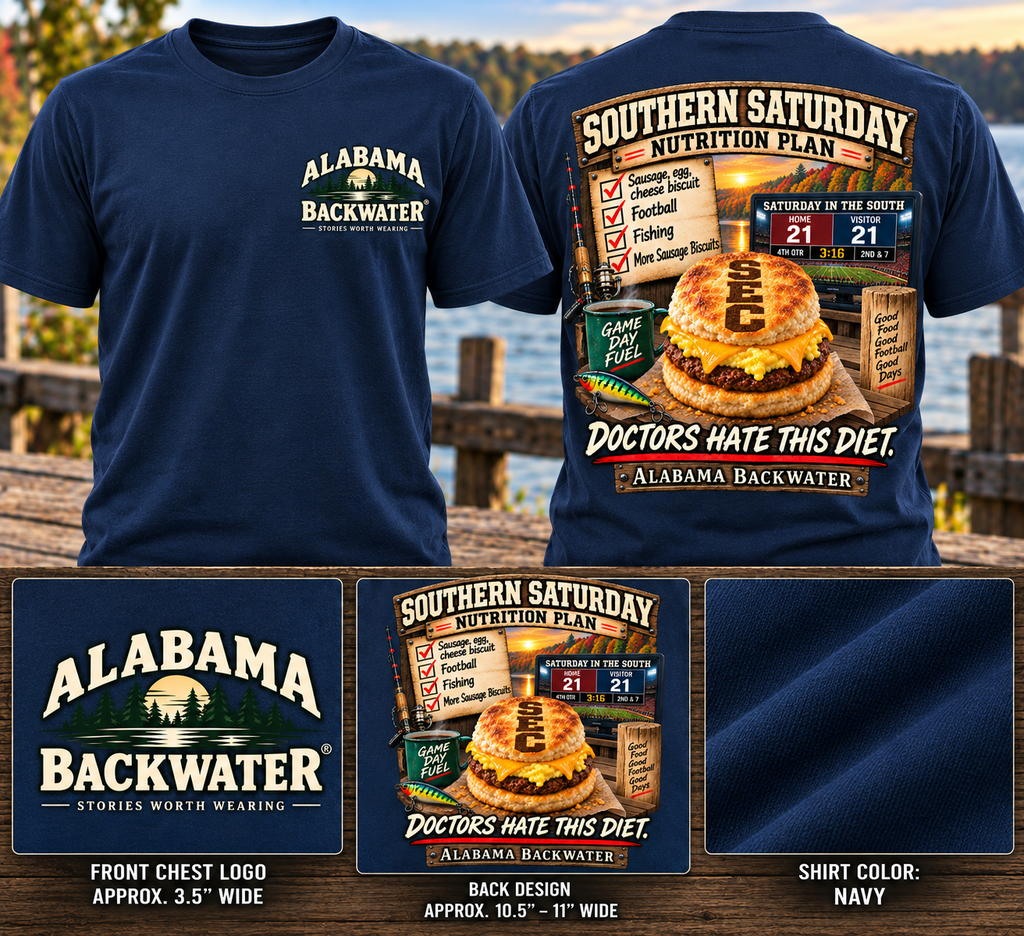 Southern Saturday Nutrition Plan T-Shirt