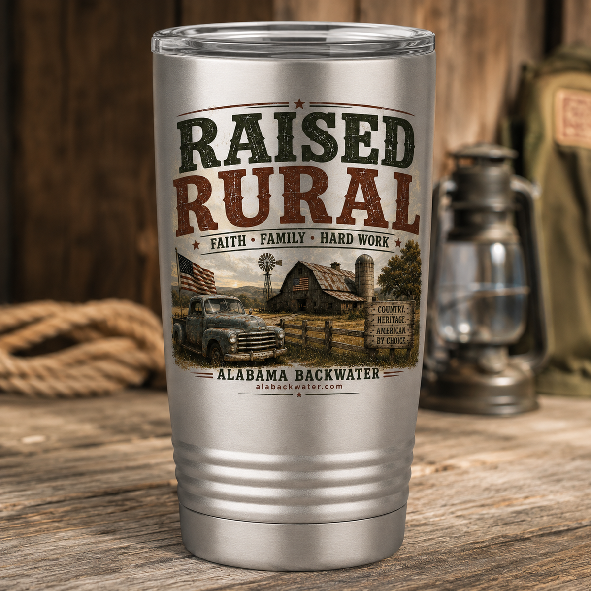 Alabama Backwater Premium 3D PermaSticker