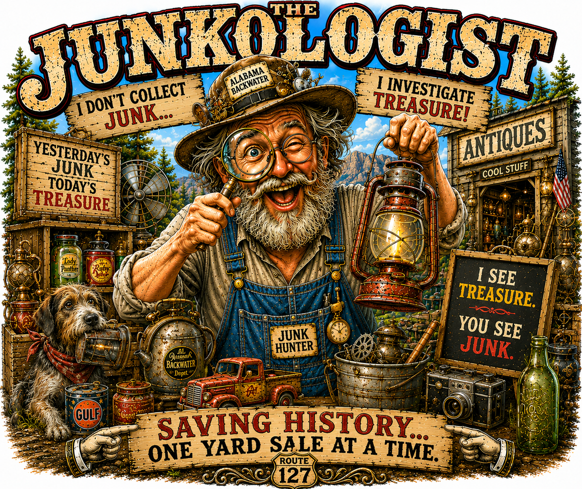 The Junkologist – Saving History One Yard Sale at a Time T-Shirt